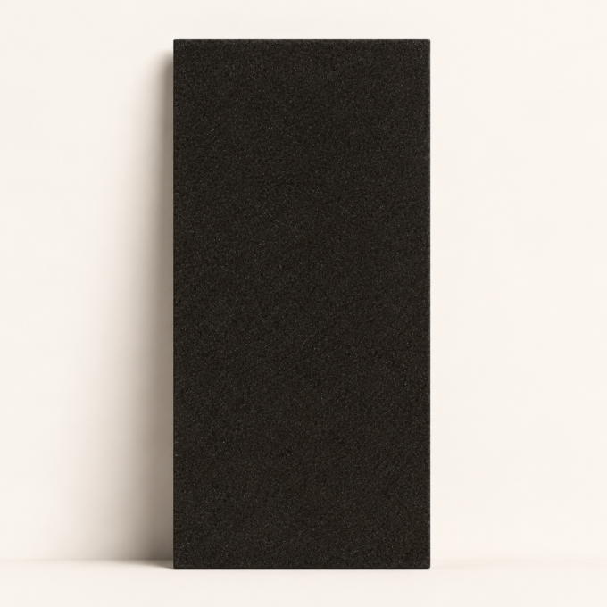 Carrelage décoratif Mattonelle Margherita MARGHE HALF BLACK 10,1x20,5 par Mutina
