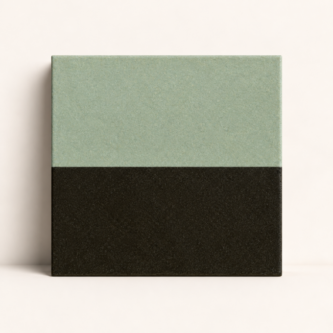 Carrelage décoratif Margherita BLACK GREEN 20,5x20,5 par Mutina