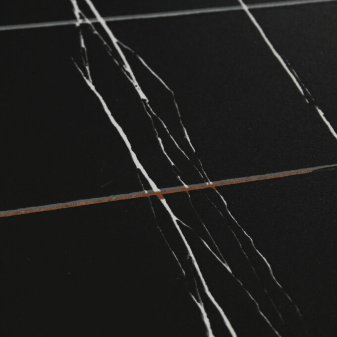 Table de repas ronde 120cm en céramique et bois SAHARA