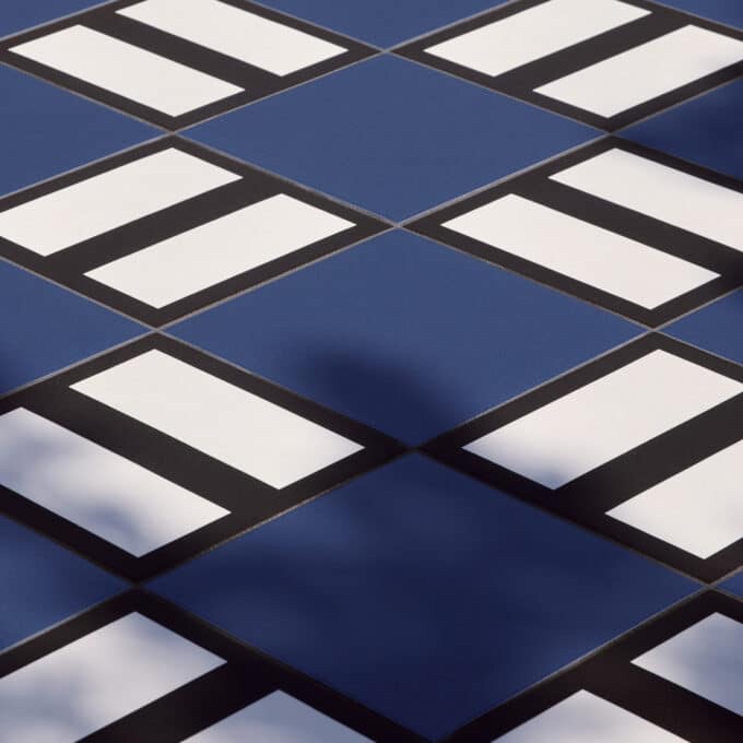 Carrelage décoratif Mattonelle Margherita MARGHE BLUE 20,5x20,5 par Mutina