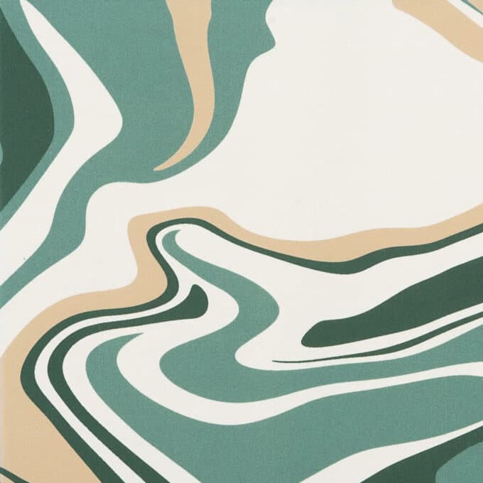 Carrelage en grès cérame FLUID MATCHA TEA 18,6 x 18,6 par Quintessenza