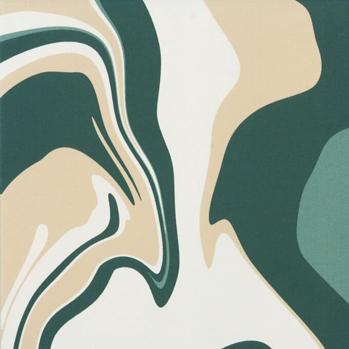 Carrelage en grès cérame FLUID MATCHA TEA 18,6 x 18,6 par Quintessenza
