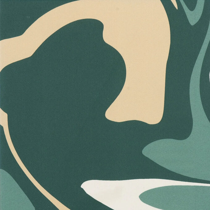 Carrelage en grès cérame FLUID MATCHA TEA 18,6 x 18,6 par Quintessenza