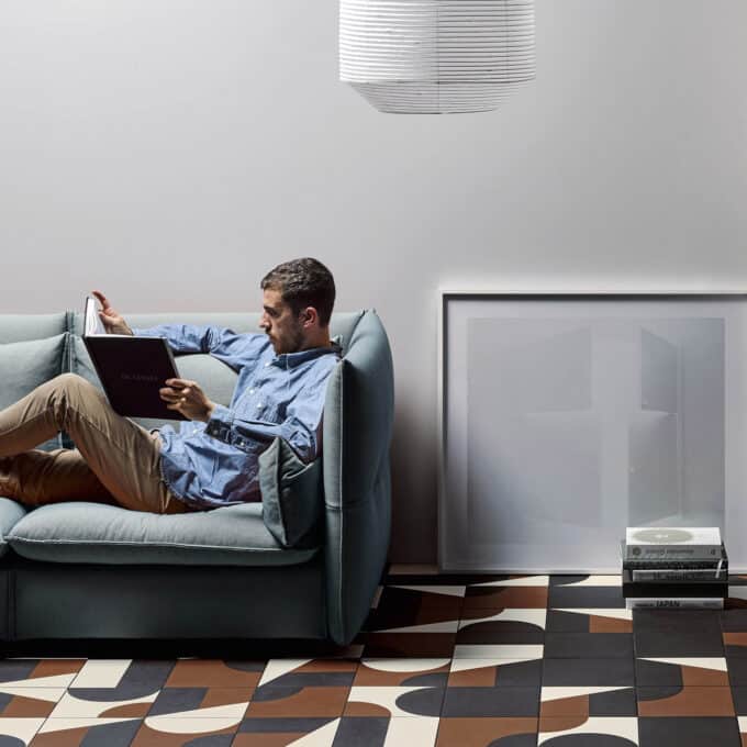 Carrelage sol et mur Mutina Puzzle CRETA 25x25