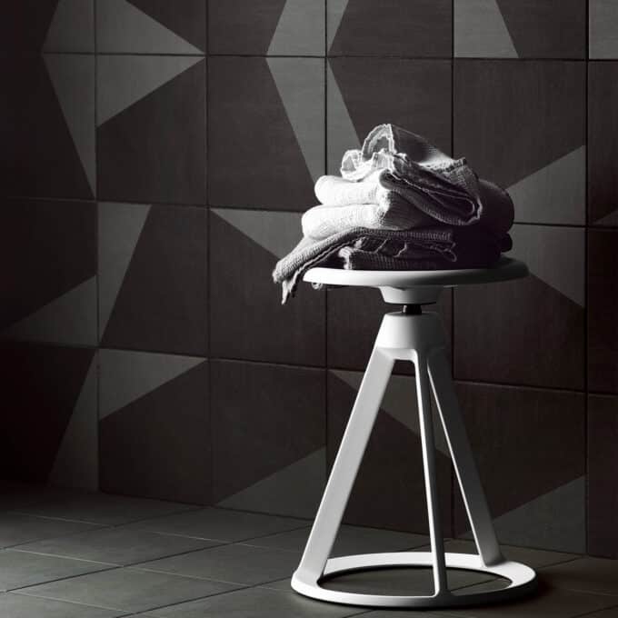 Carrelage sol et mur Mutina Puzzle EDGE SLATE 25x25