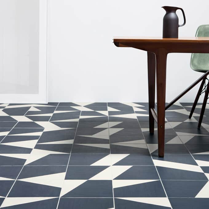 Carrelage sol et mur Mutina Puzzle EDGE SMOKE 25x25