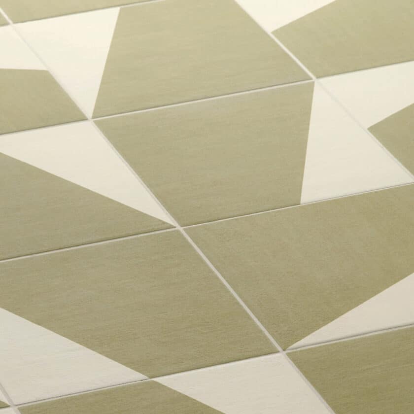 Carrelage sol et mur Mutina Puzzle EDGE OLIVE 25x25 – Image 3