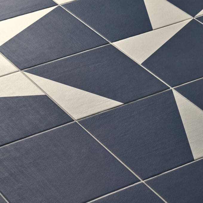 Carrelage sol et mur Mutina Puzzle EDGE SMOKE 25x25