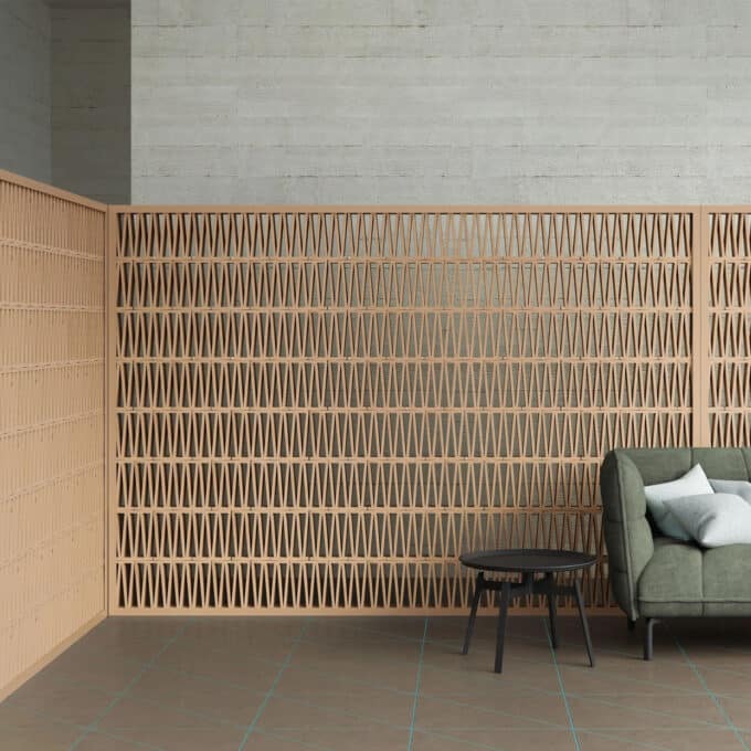 Claustra Mutina CELOSIA par Patricia Urquiola L.20,5 x H.26,5 x P.10 cm