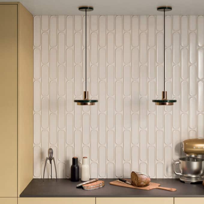 Carrelage mural en faïence Wow Aquarelle VAPOR O GLOSS 7,5 x 30 ovale