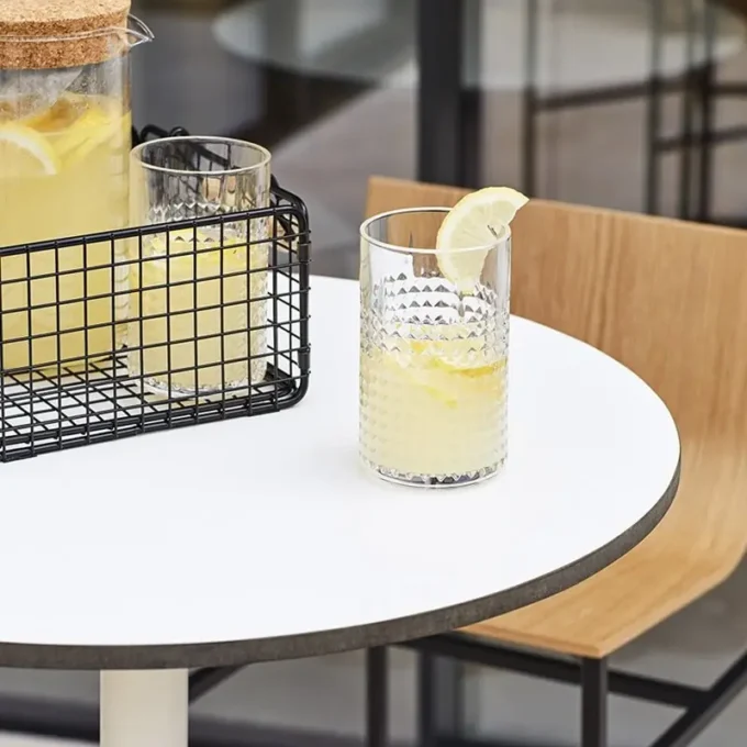 Tabouret en métal et chêne naturel Capdell A COLLECTION 469R