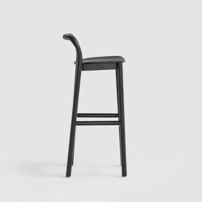 Tabouret en bois de frêne massif Capdell CECILE 2349SM