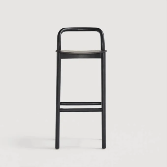 Tabouret en bois de frêne massif Capdell CECILE 2349SM