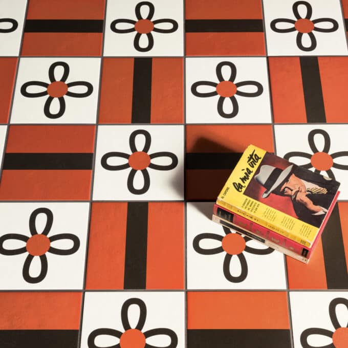 Carrelage décoratif Mattonelle Margherita LINE 20,5x20,5 par Mutina