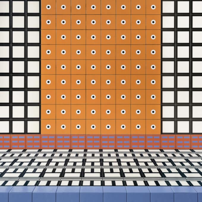 Carrelage décoratif Mattonelle Margherita POINT 20,5x20,5 par Mutina