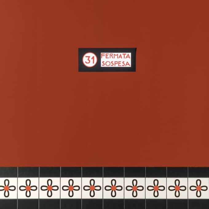 Carrelage décoratif Mattonelle Margherita MARGHE HALF BLACK 10,1x20,5 par Mutina