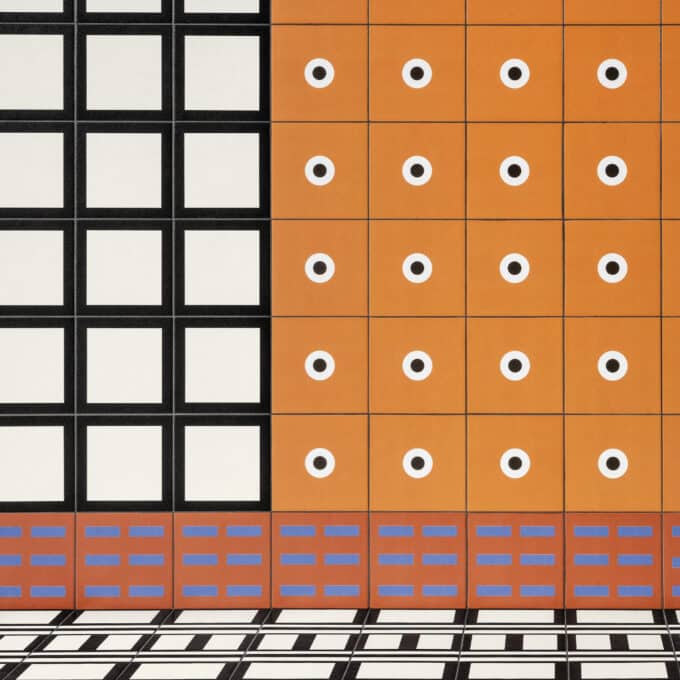 Carrelage décoratif Mattonelle Margherita POINT 20,5x20,5 par Mutina