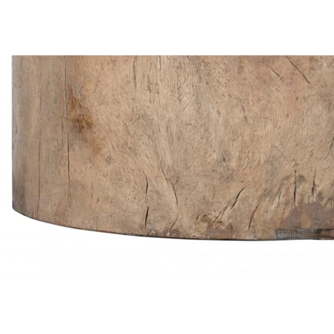 Table de repas en teck recyclé FORMENTERA ronde 110 cm