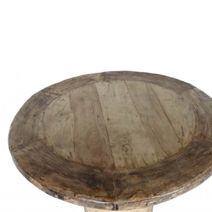 Table de repas en teck recyclé FORMENTERA ronde 110 cm