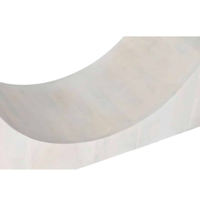 Table de repas ovale en manguier blanc MONTSOURIS 220 x 100 – Image 4