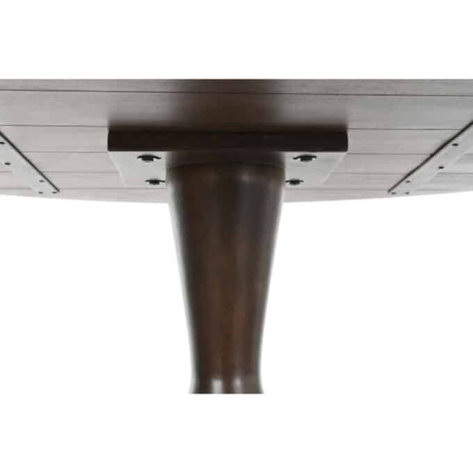 Table de repas en acacia VALLDEMOSSA ronde diamètre 136 cm