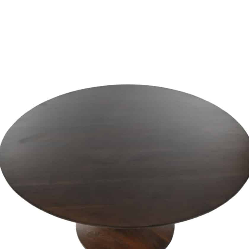 Table de repas en acacia VALLDEMOSSA ronde diamètre 136 cm – Image 4