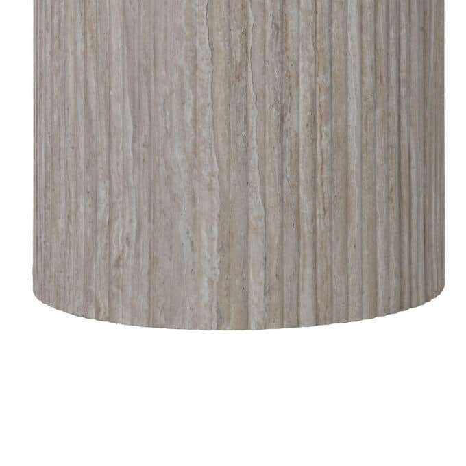 Table de repas ovale 220x100 effet travertin SOFIA