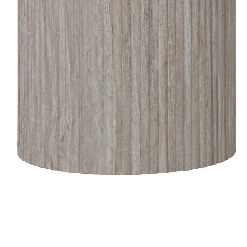 Table de repas ovale 220x100 effet travertin SOFIA – Image 5
