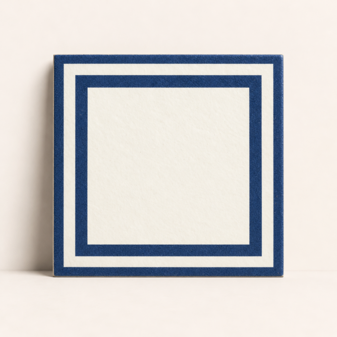 Carrelage décoratif Mattonelle Margherita SQUARE BLUE 20,5x20,5 par Mutina