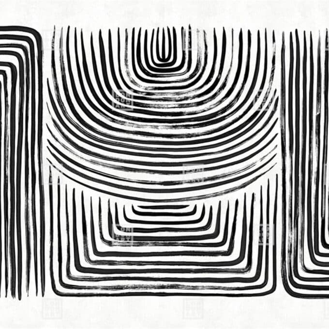 Papier peint panoramique sur mesure IN THE WILDERNESS par Gio Pagani pour London Art