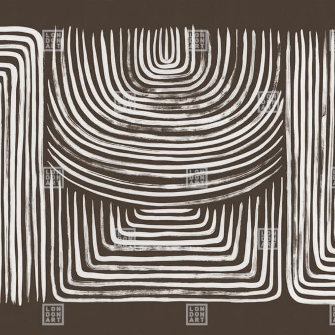 Papier peint panoramique sur mesure IN THE WILDERNESS par Gio Pagani pour London Art