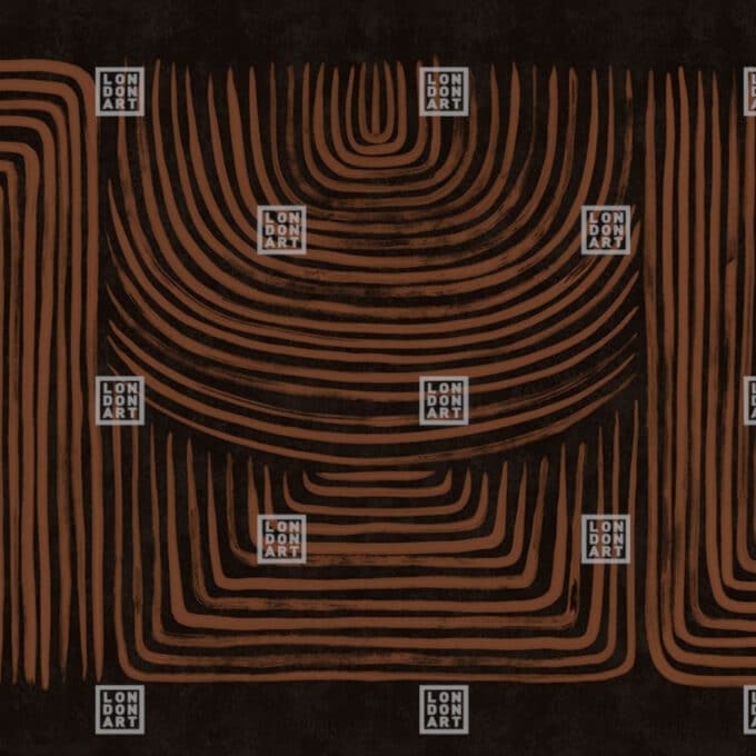 Papier peint panoramique sur mesure IN THE WILDERNESS par Gio Pagani pour London Art