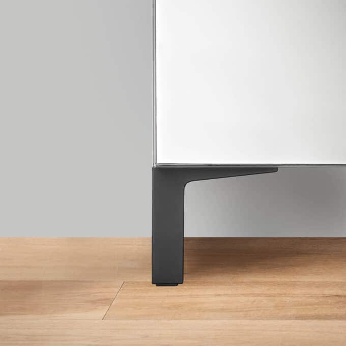 Meuble armoire à chaussures à 2 portes miroir LINEAR par Birex