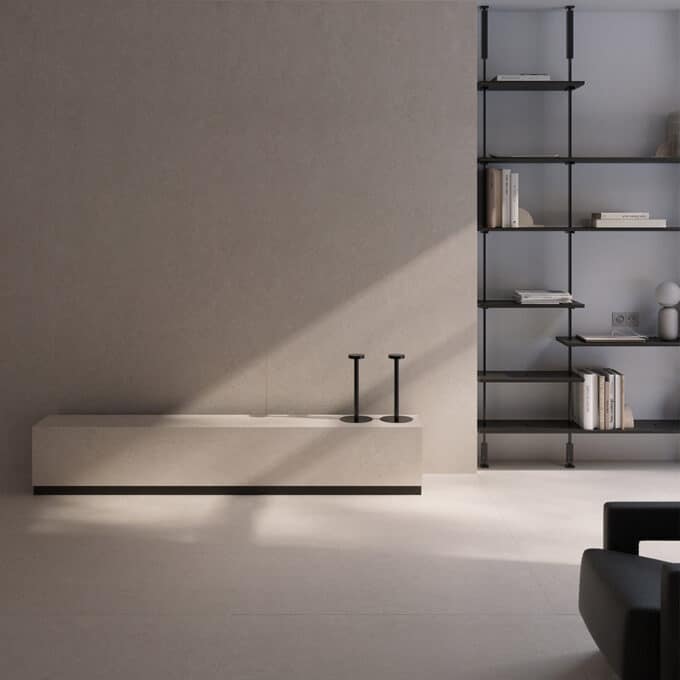 Carrelage aspect pierre Living Ceramics BEREN SAND Soft Textured 120x120