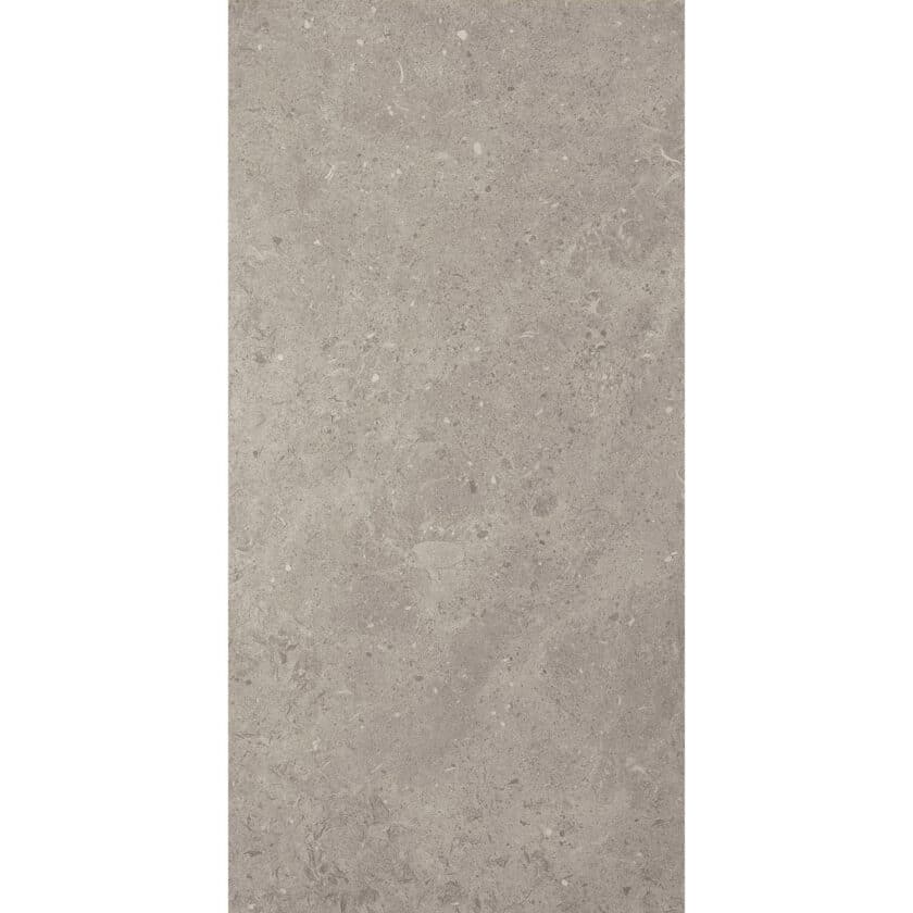 Carrelage aspect pierre Living Ceramics BEREN GREIGE Antidérapant R11 60x120