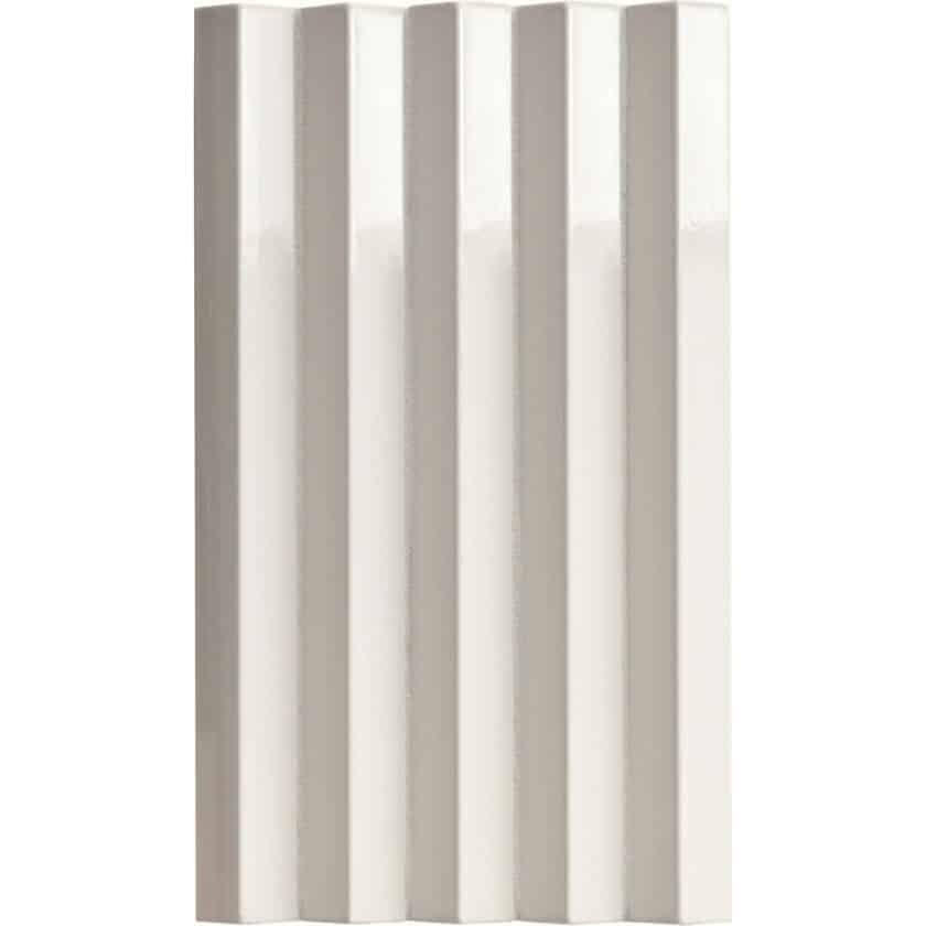 Carrelage mural Mutina Rombini TRIANGLE SMALL GLOSSY WHITE 18,6 × 31,5 cm par Ronan et Erwan Bouroullec