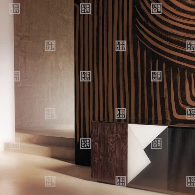 Papier peint panoramique sur mesure IN THE WILDERNESS par Gio Pagani pour London Art