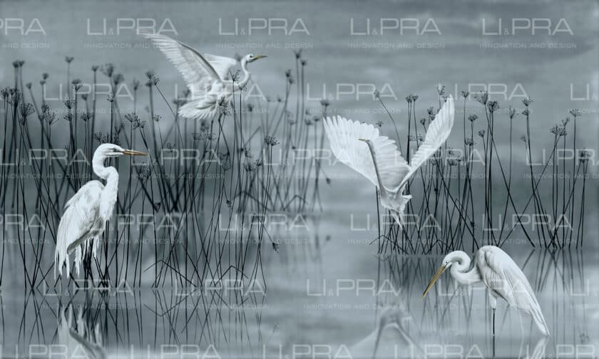 Papier peint panoramique sur mesure IN A BACKWATER par Li & Pra – Image 3