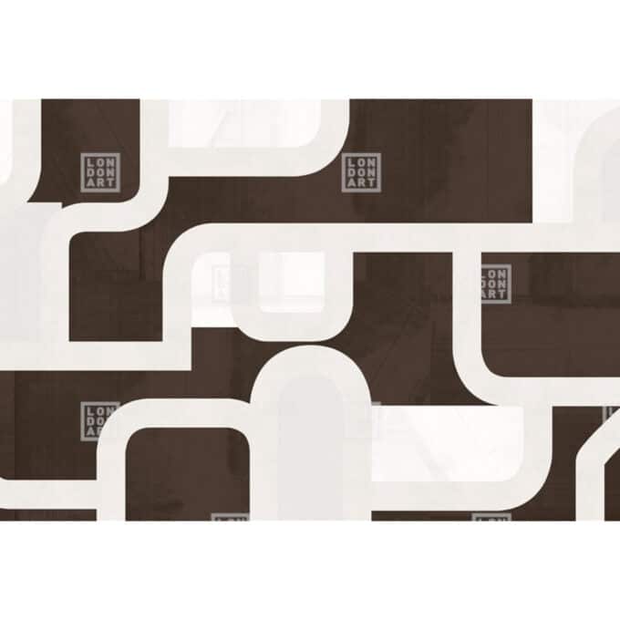 Papier peint panoramique sur mesure NO FEELING par Gio Pagani pour London Art