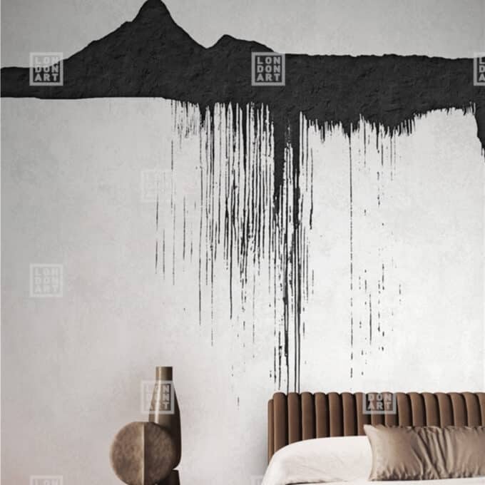 Papier peint panoramique sur mesure HAND OF DOOM par Gio Pagani pour London Art