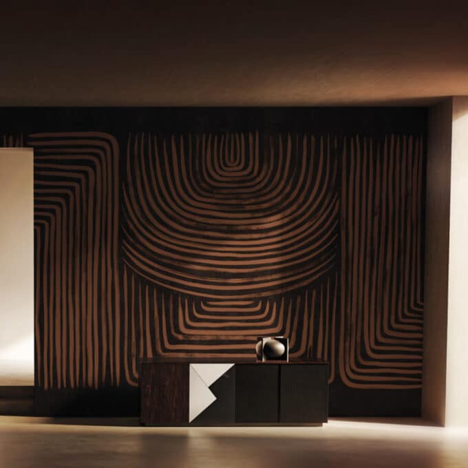 Papier peint panoramique sur mesure IN THE WILDERNESS par Gio Pagani pour London Art