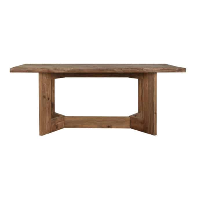 Table de repas rectangulaire en teck recyclé IBIZA 180x90