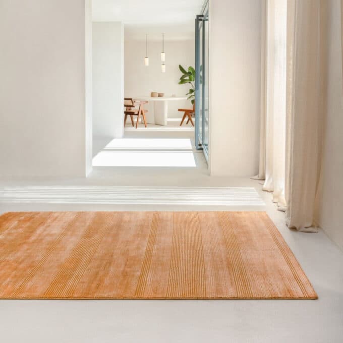 Tapis RAY Miel par Ligne Pure