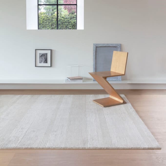 Tapis RAY Argent par Ligne Pure