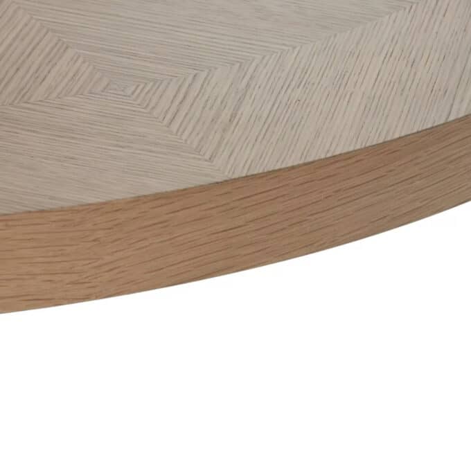 Table de repas ronde en bois clair NOLITA diamètre 137