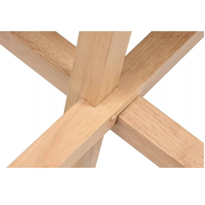 Table de repas ronde en bois clair NOLITA diamètre 137