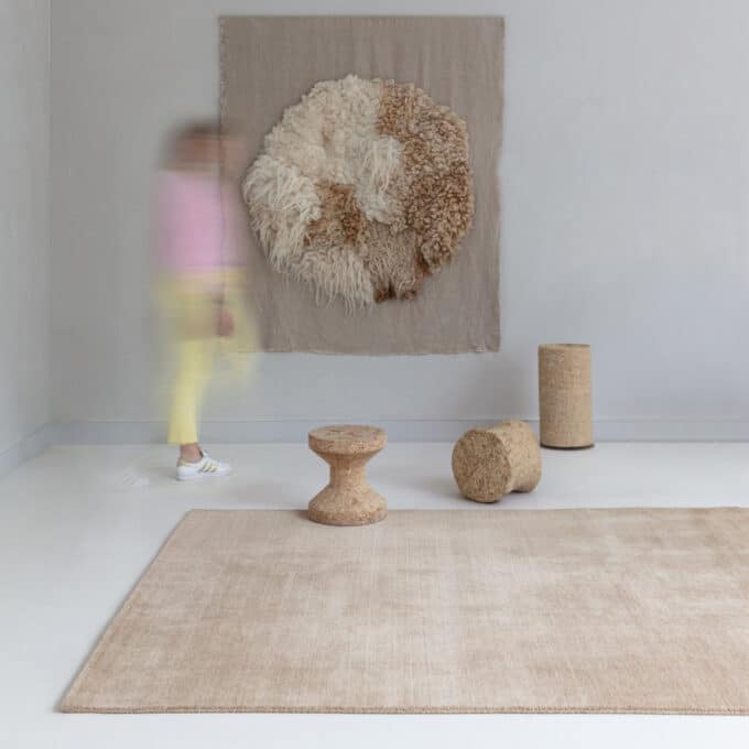 Tapis TERRA Camel par Ligne Pure