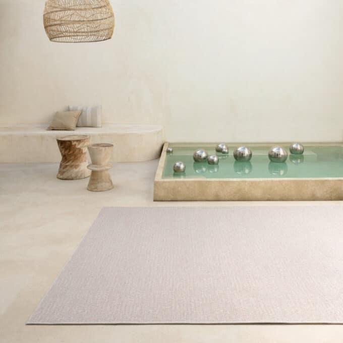 Tapis intérieur extérieur RIMINI Cuivre par Ligne Pure