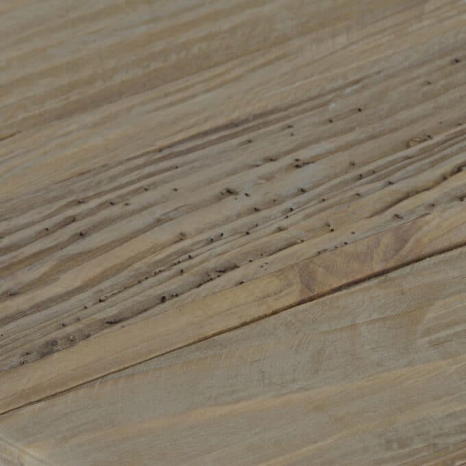 Tables basses gigognes rondes en pin recyclé 99 et 60 cm CAP FERRET