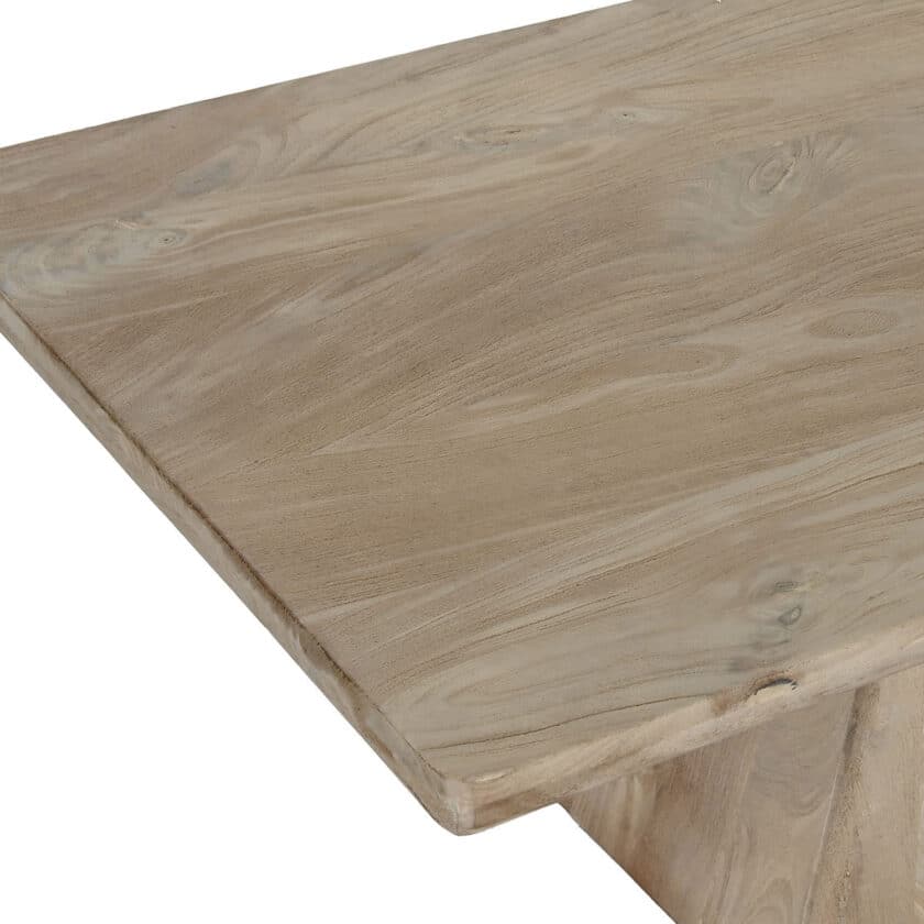 Table basse rectangulaire en bois de manguier ASPEN 60x120 – Image 2